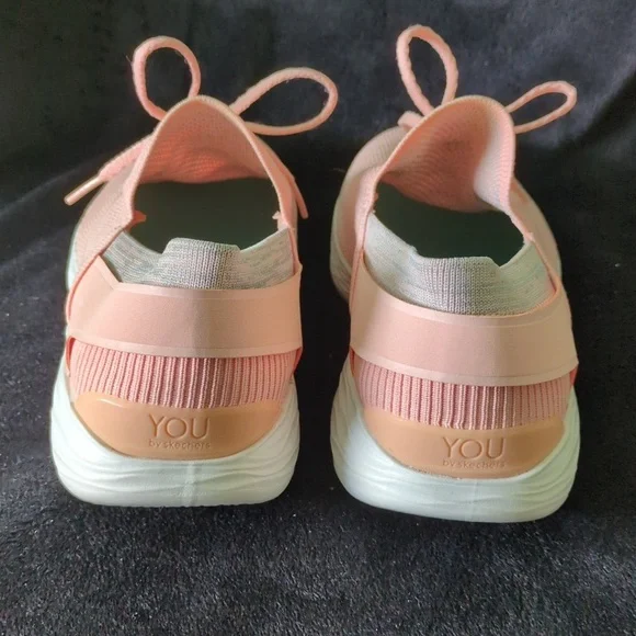 Skechers YOU Spirit Memory foam Slip on/lace up sz 9.5 - Picture 6 of 7